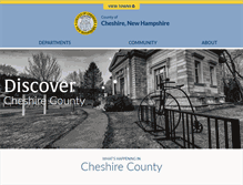Tablet Screenshot of co.cheshire.nh.us
